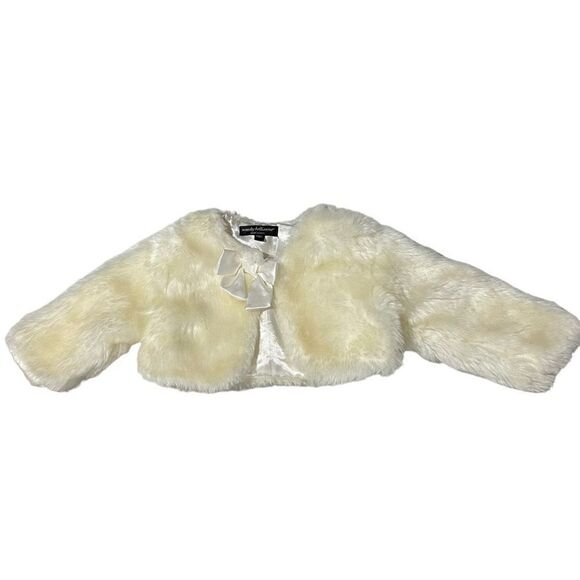 Wendy Bellissimo Baby & Kids Baby Girl Faux Fur Half Jacket Size 18 Months - Picture 1 of 10